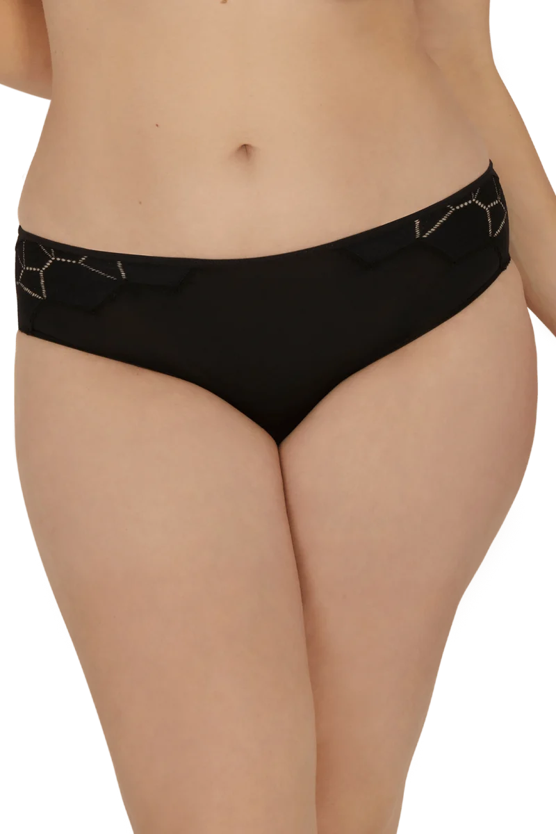 Slip brésilien Harmonie - Noir