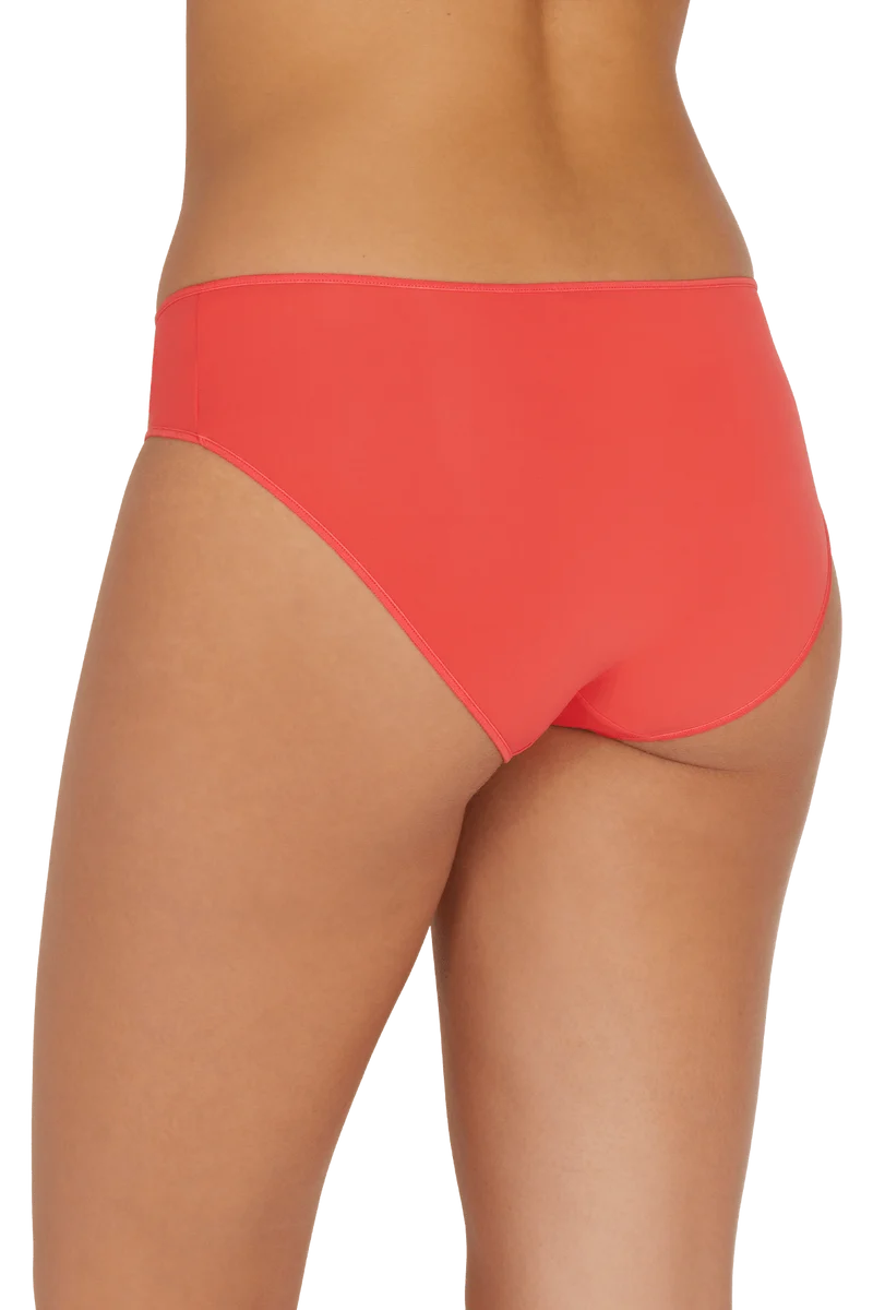 Lot de 3 Slips - Trio Essentiel Micro - Corail / poudre / soie