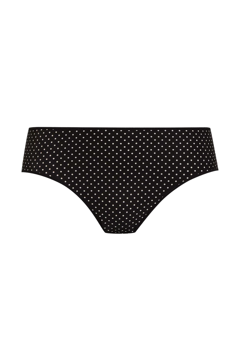 Lot de 3 Slips - Trio fantaisie micro - Pois / noir / poudre