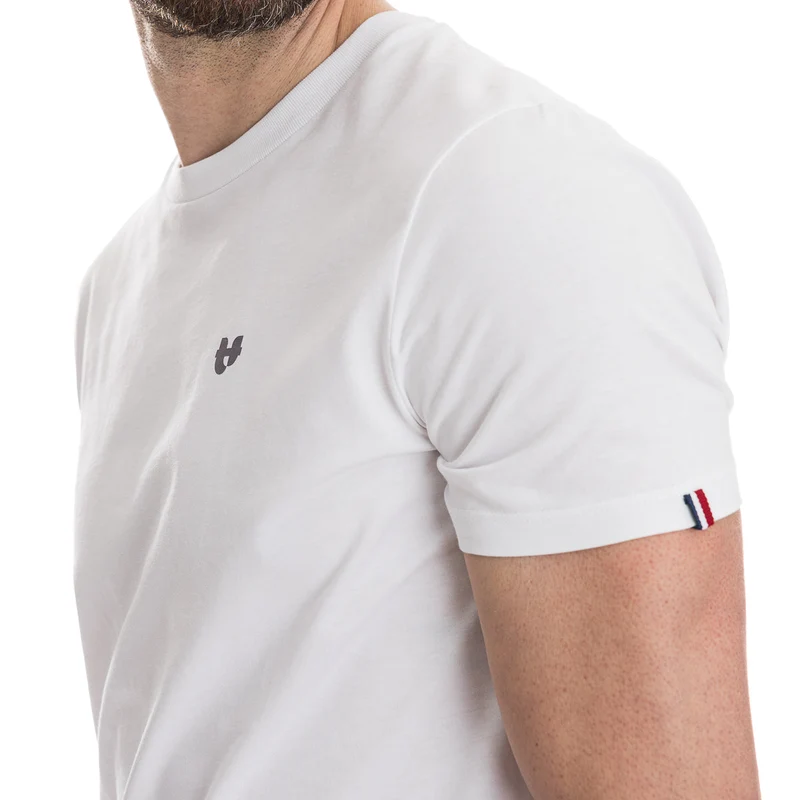 T-shirt blanc homme coton bio