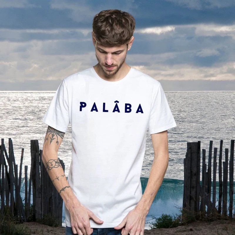 T-shirt manche courte coton bio - blanc
