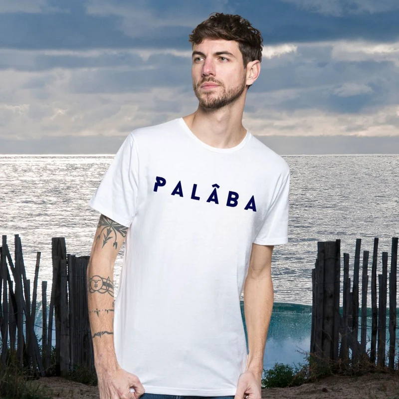 T-shirt manche courte coton bio - blanc