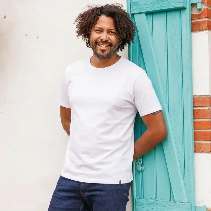 T-shirt épais blanc coton bio - 240g