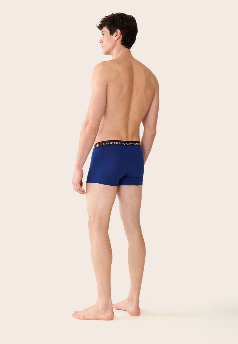 Lot de 2 boxers en coton - Boxers Marine Bleu Indigo
