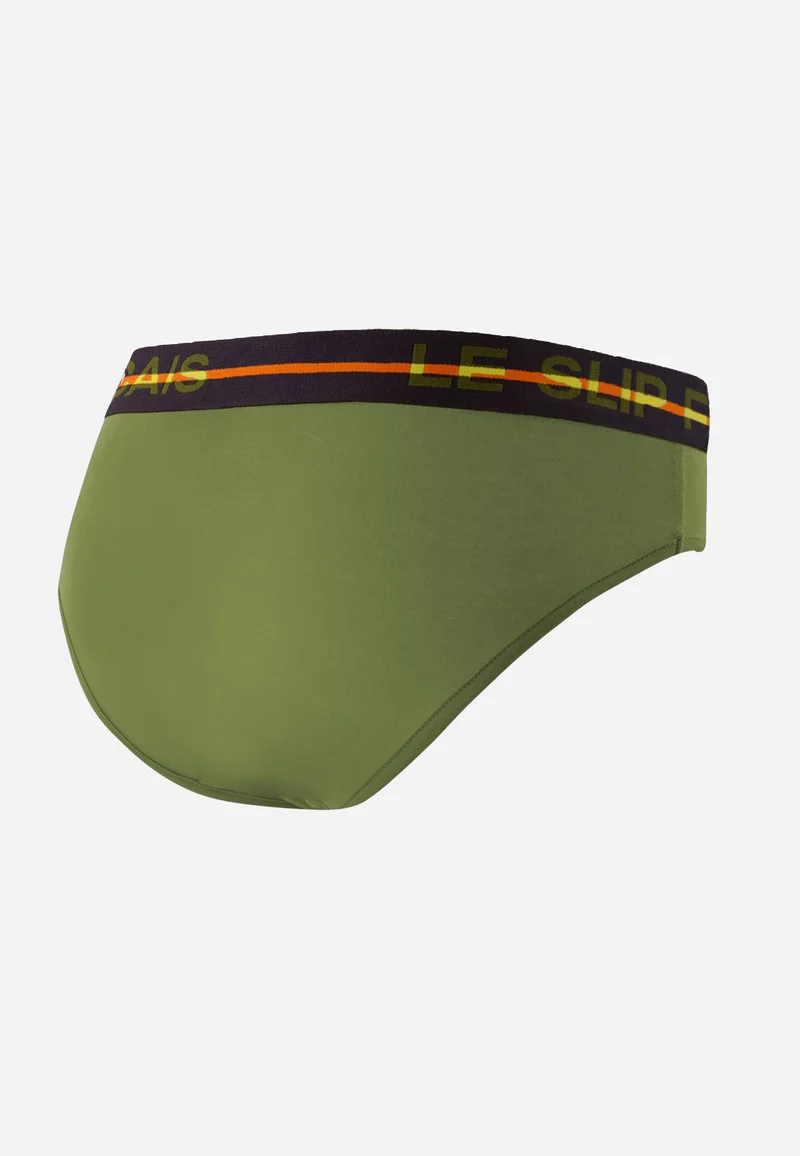 Culotte taille haute vert en coton - Rieuse Kaki Veronese