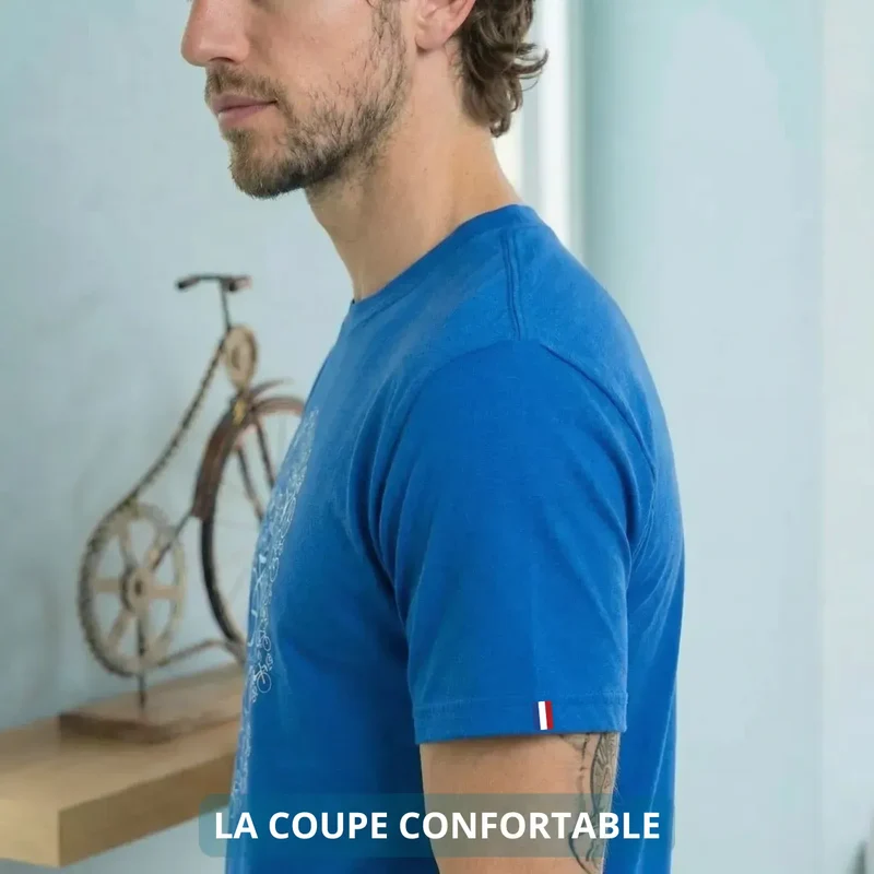 T-shirt Homme bleu roi | C'était mieux avant