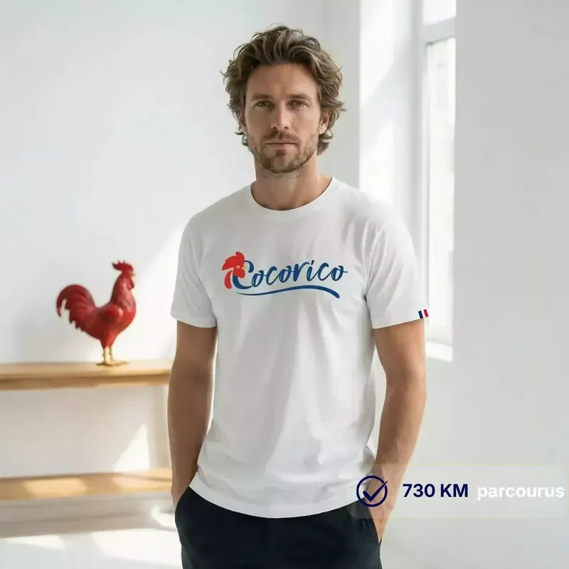 T-shirt Homme blanc | Cocorico
