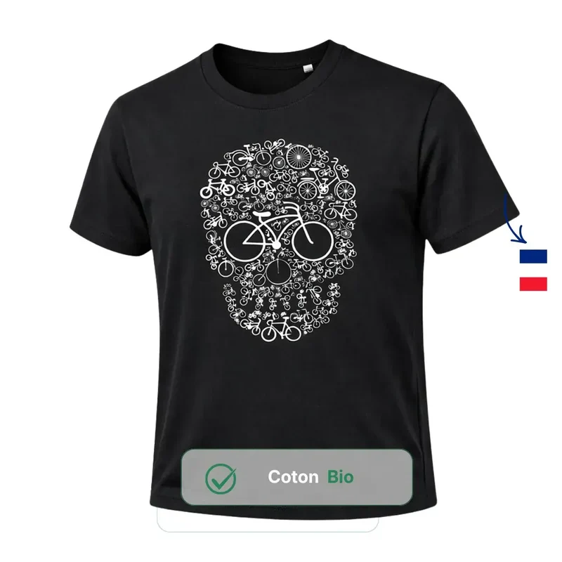 T-shirt Homme bleu | Dia de los muertos