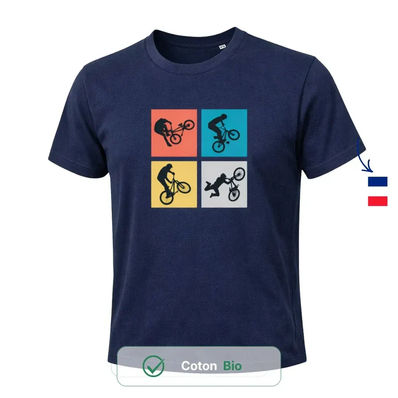T-shirt Homme bleu | BMX