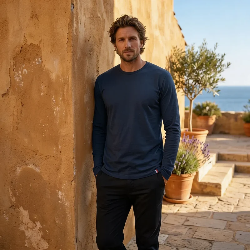 T shirt manche longue 100% COTON BIO