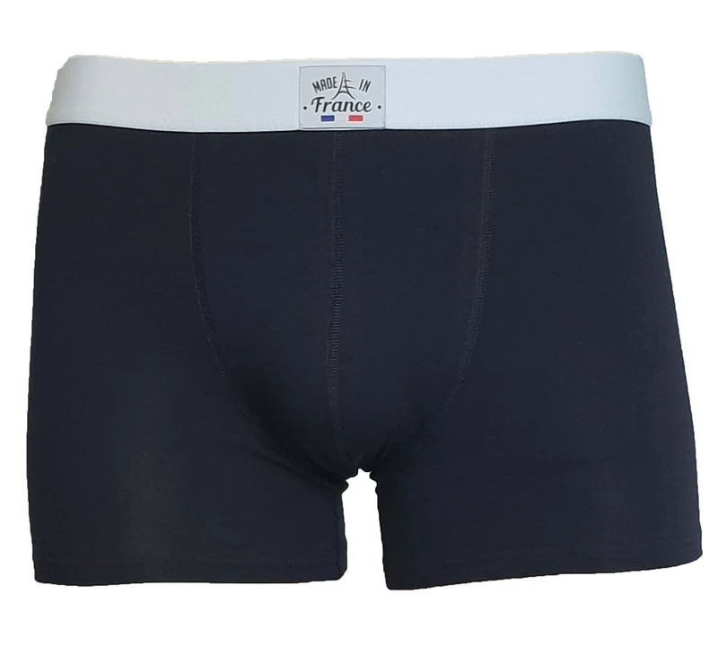 Boxer Homme Noir | Fabriqué en France