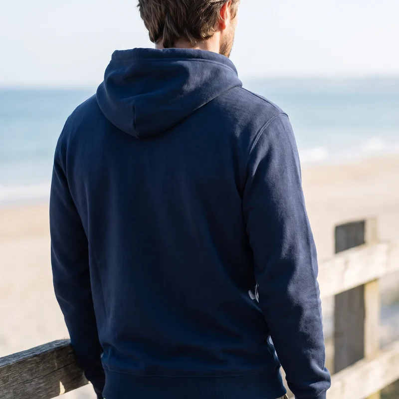 Sweat capuche bleu marine