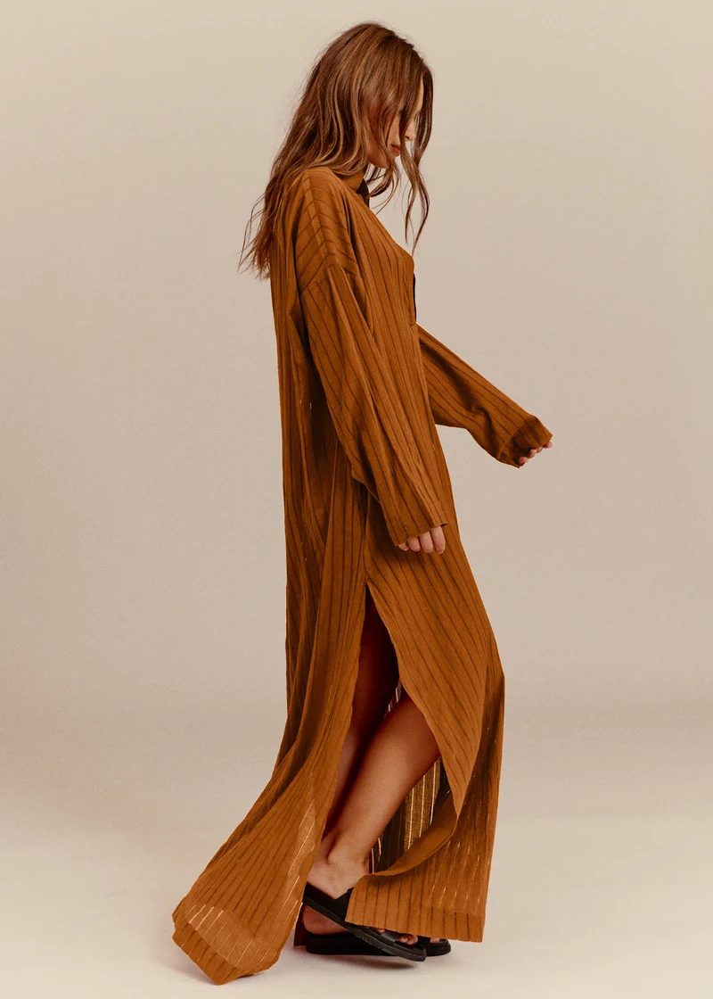 ROBE LA WAVES CHESNUT