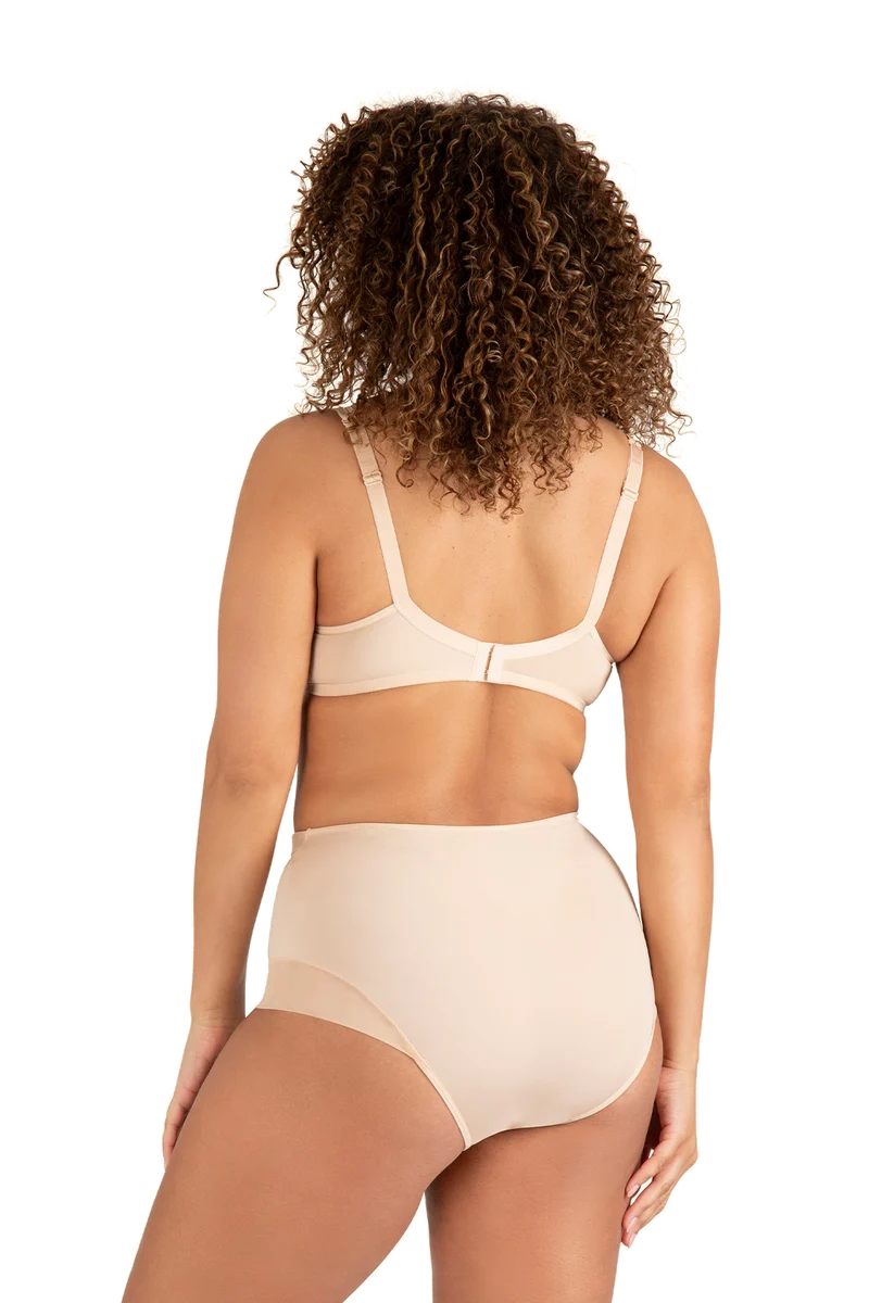 Shorty taille haute Tulle Design - Nude