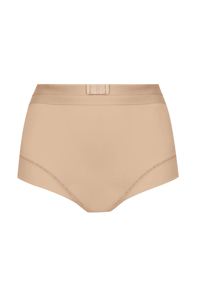 Shorty taille haute Tulle Design - Nude