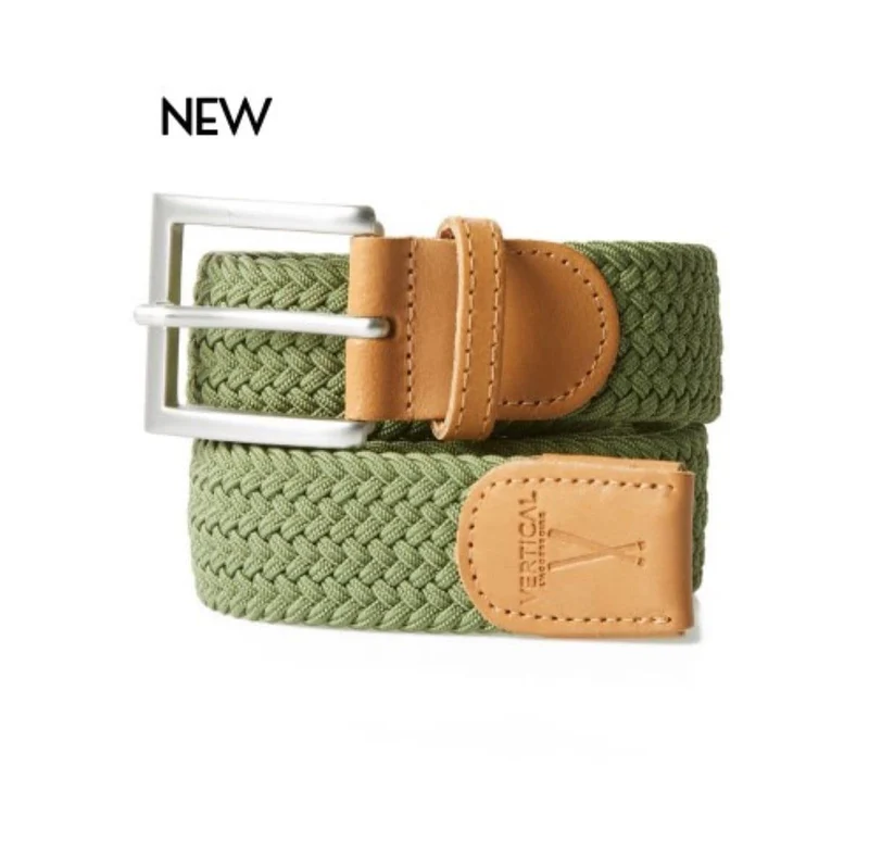 Ceinture tressée - Vert Olive