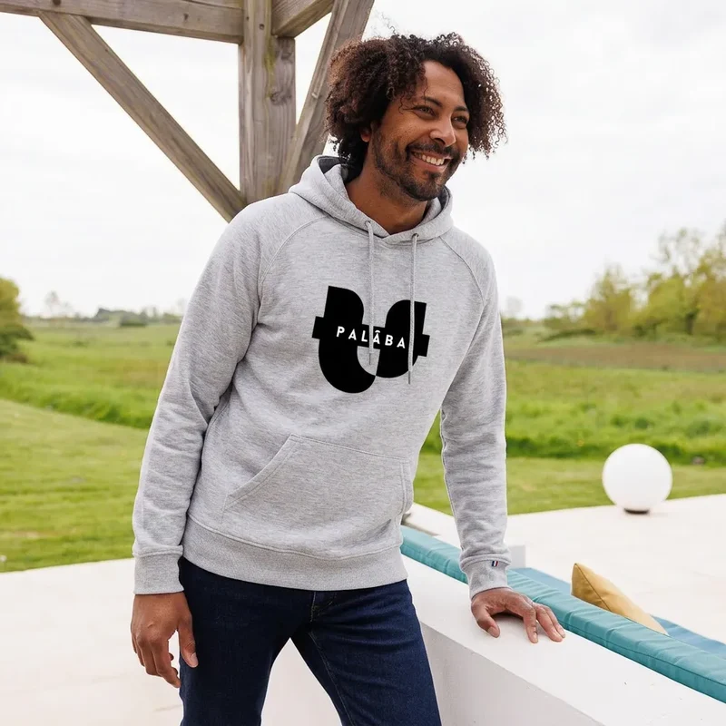 Sweat maille piqué coton bio imprimé
