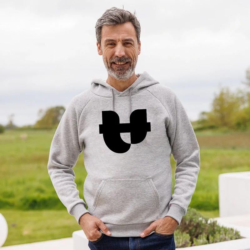 Sweat capuche molleton gratté 300g