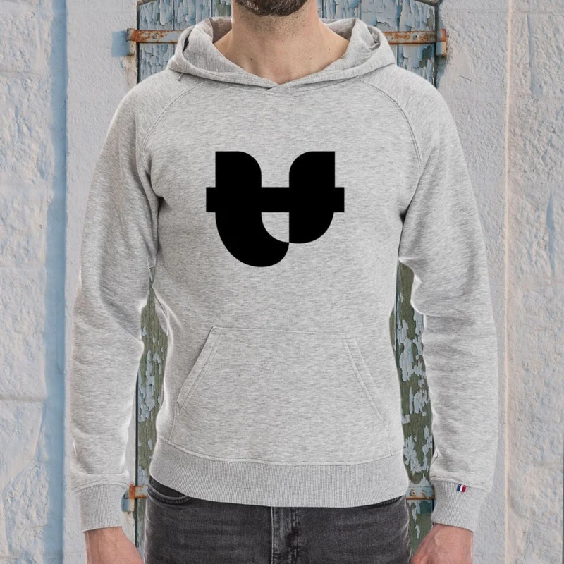 Sweat capuche molleton gratté 300g