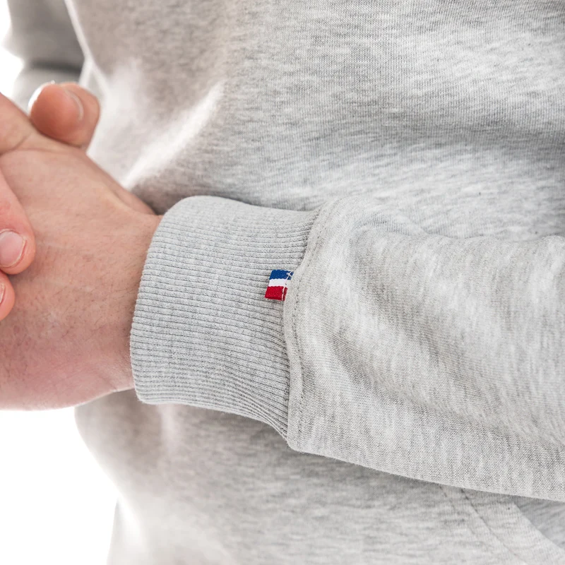 Sweat uni Made In France à capuche doublée