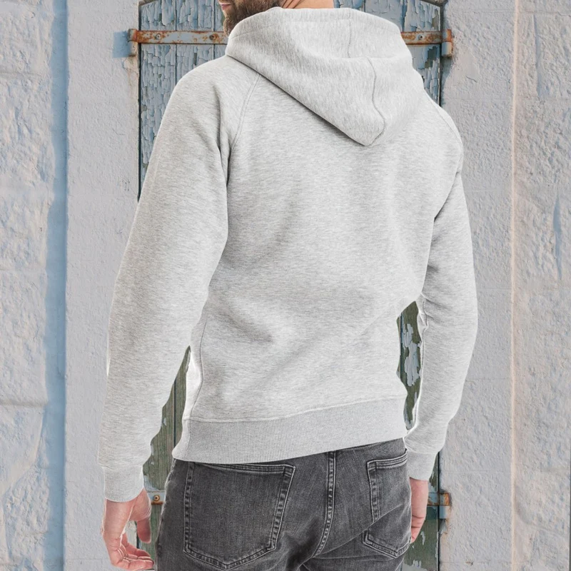 Sweat uni Made In France à capuche doublée