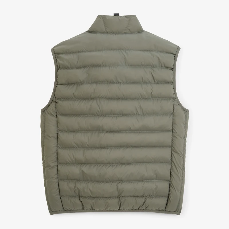 Doudoune sans manches marron taupe Piumino