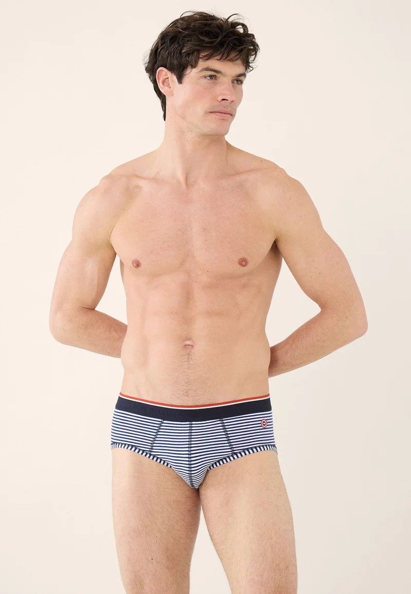 Lot de 5 slips en coton - Slips Nuances De Bleu
