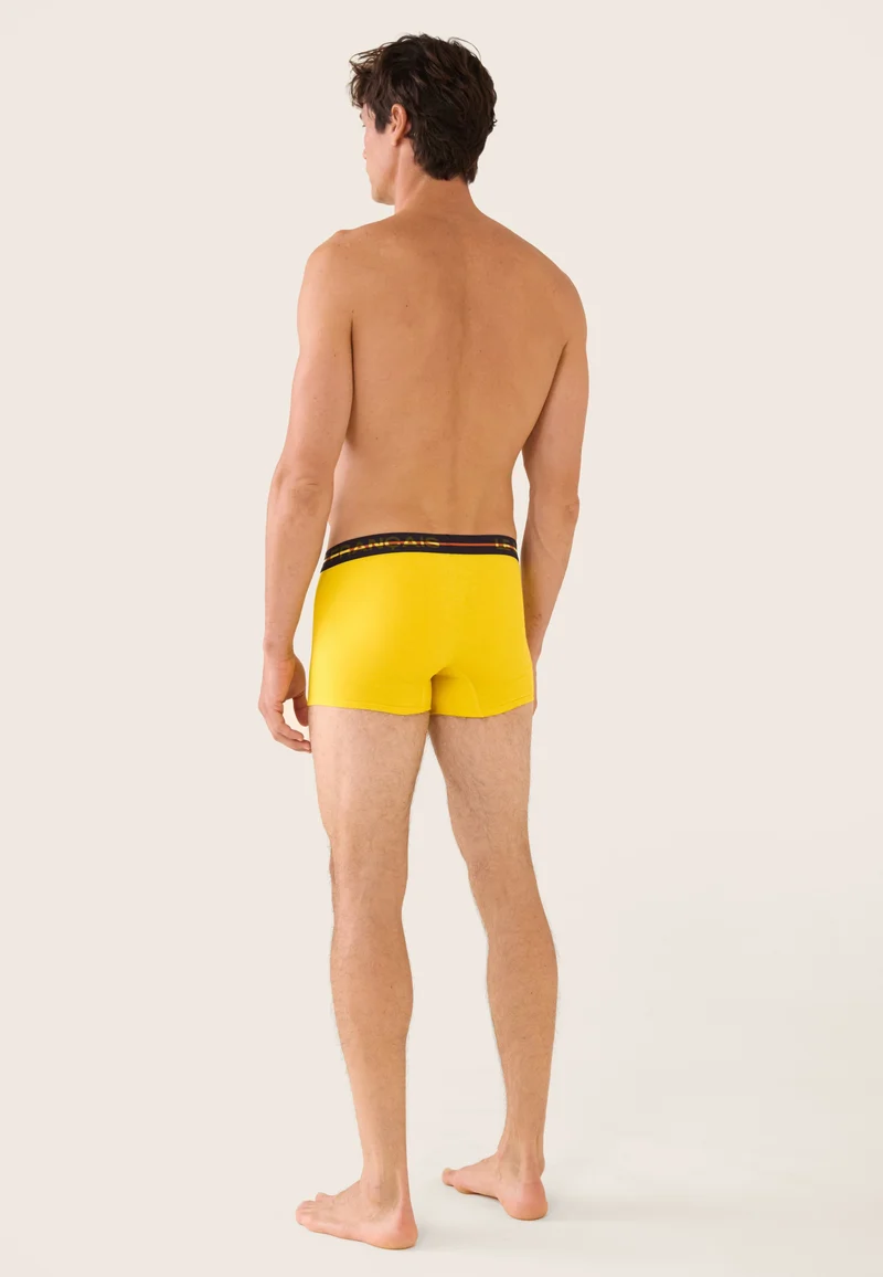 Boxer jaune en coton - Redoutable Jaune Citron