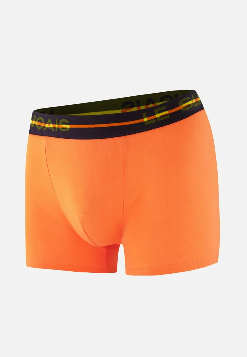 Boxer orange en coton - Redoutable Orange Pur