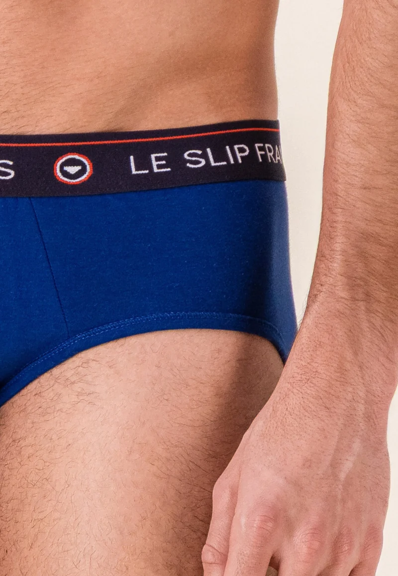Slip bleu en coton - Intrépide Indigo