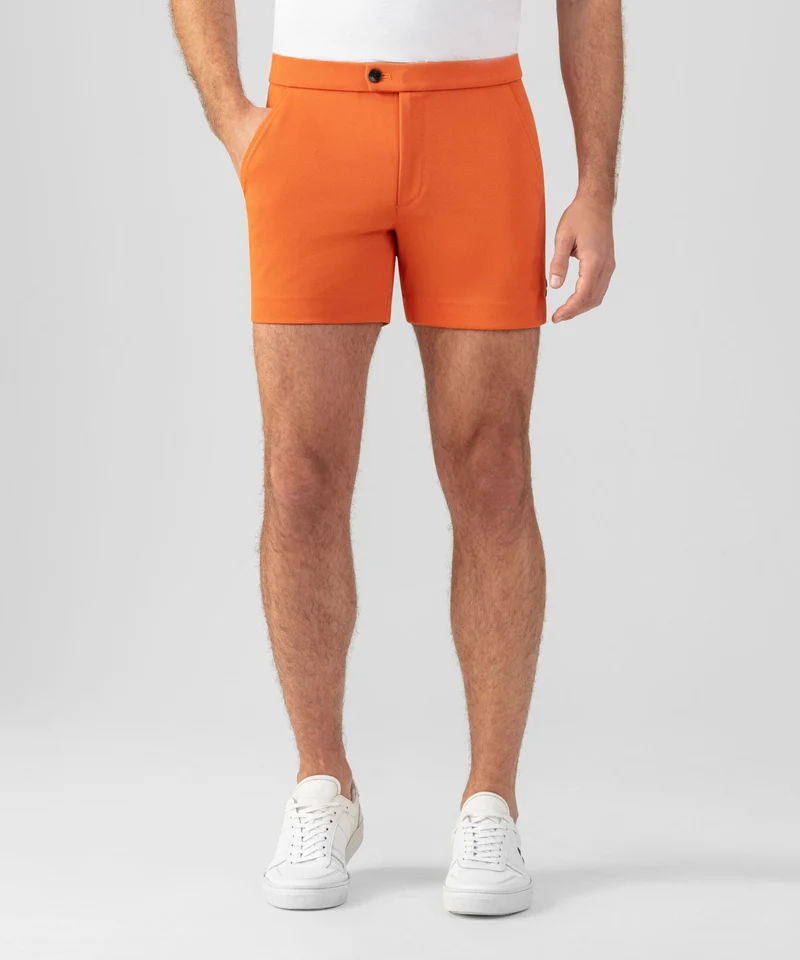 RD Tennis Shorts: Sunset Orange