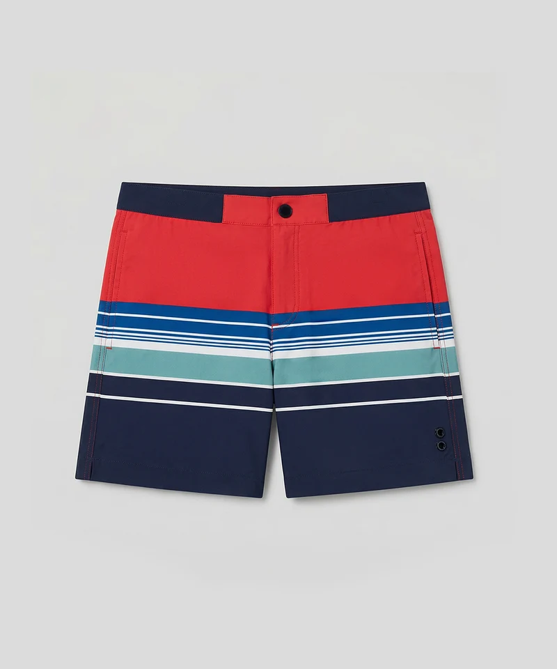 Urban Swim Shorts: Shocking Red