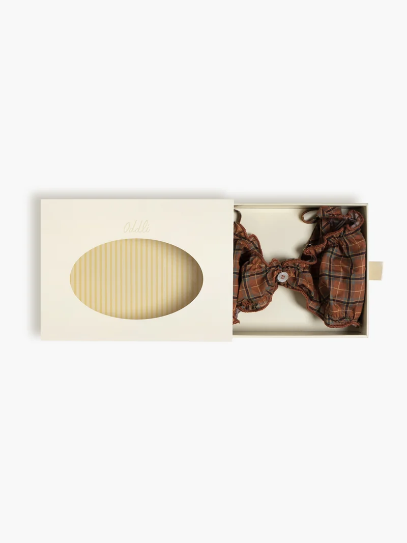 Oddli Plaid Bralette