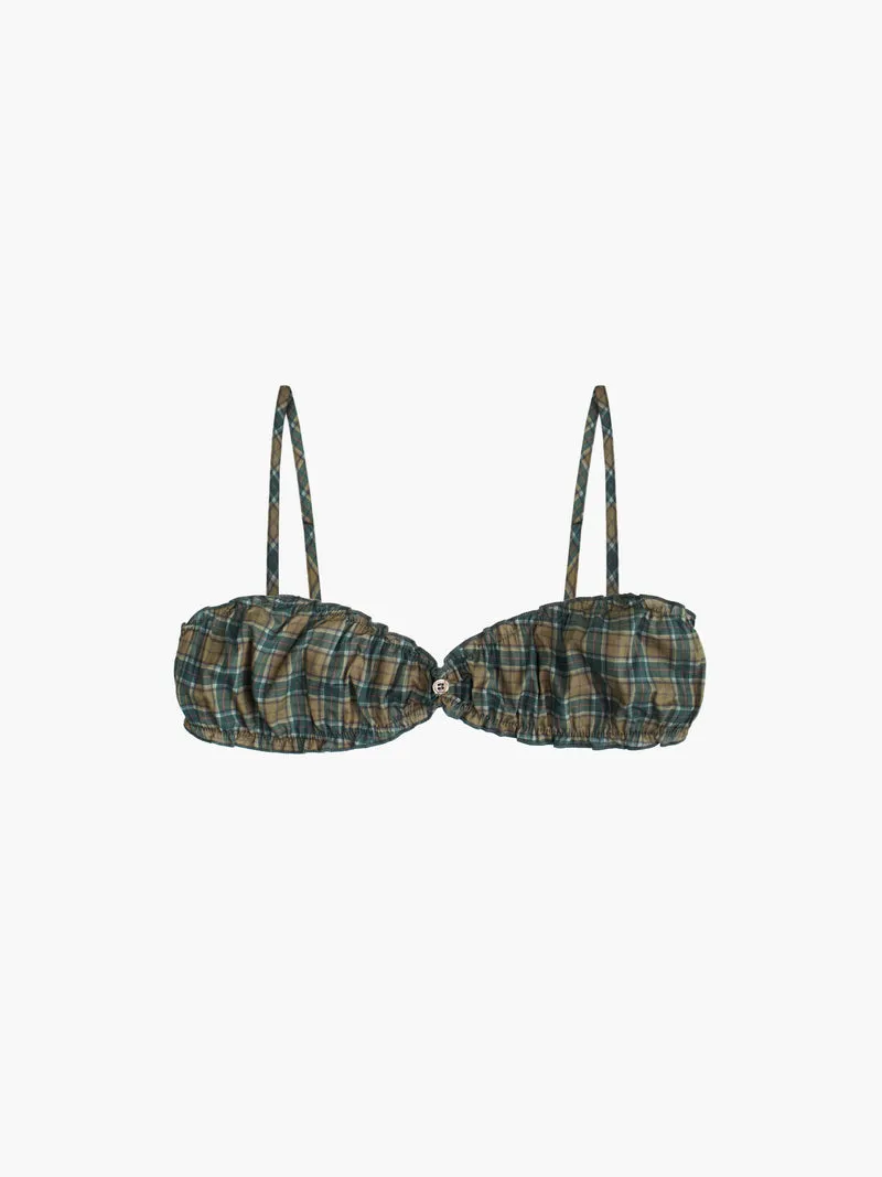 Oddli Plaid Bralette