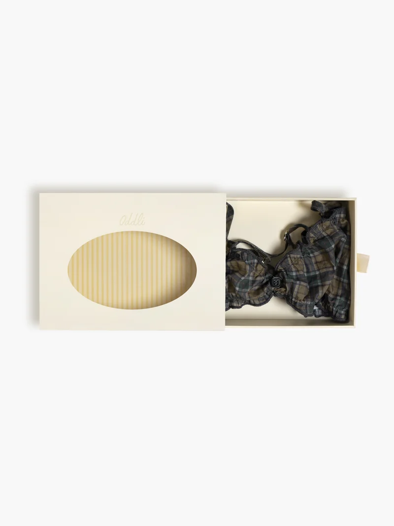 Oddli Plaid Bralette