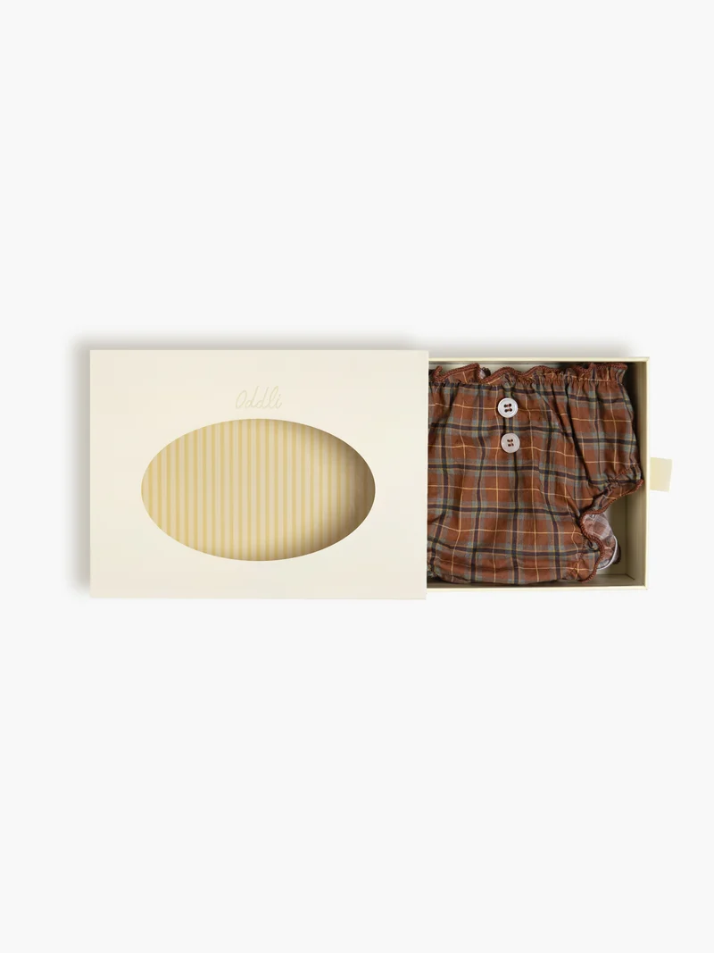 Oddli Plaid Bloomers