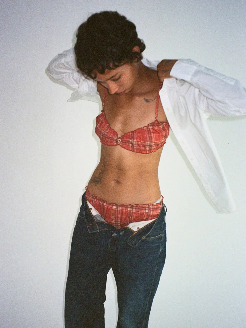 Oddli Plaid Bloomers