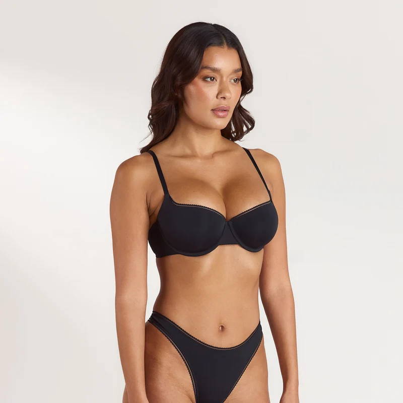 Soutien-gorge Comfort Push-up Extrême - Noir