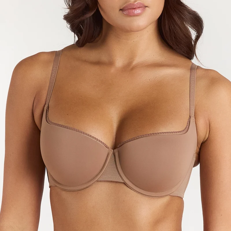 Soutien-gorge Comfort Balconette - Noisette