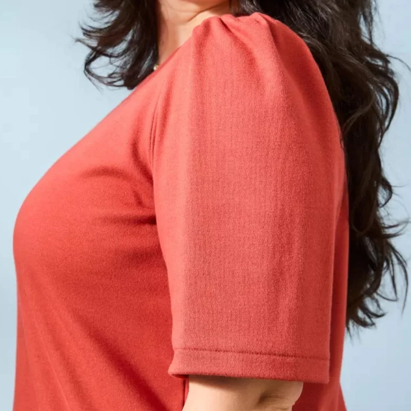 Robe courte Brique Made In France