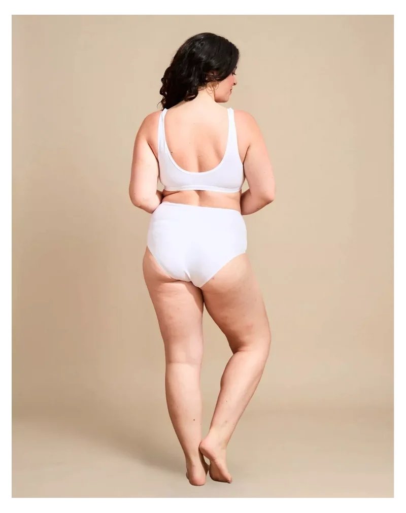 Culotte taille haute Blanche
