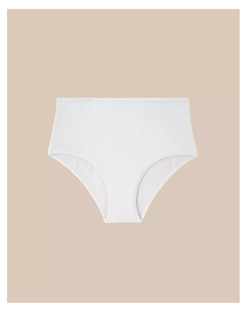 Culotte taille haute Blanche