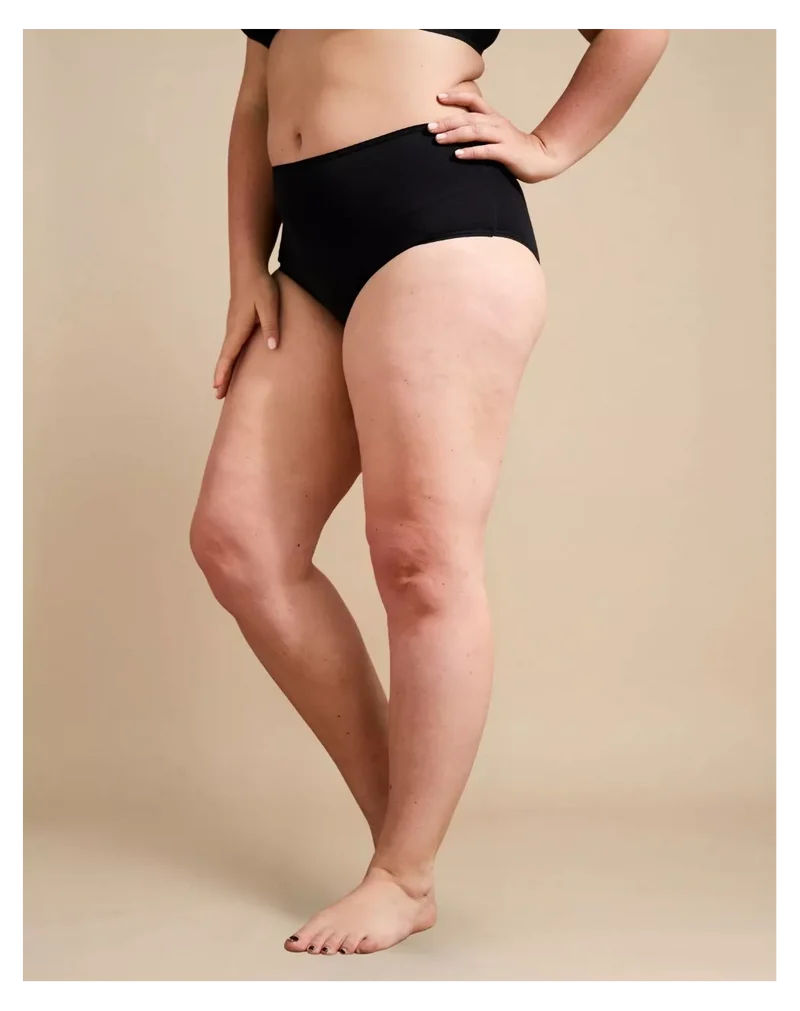 Culotte taille haute Noir