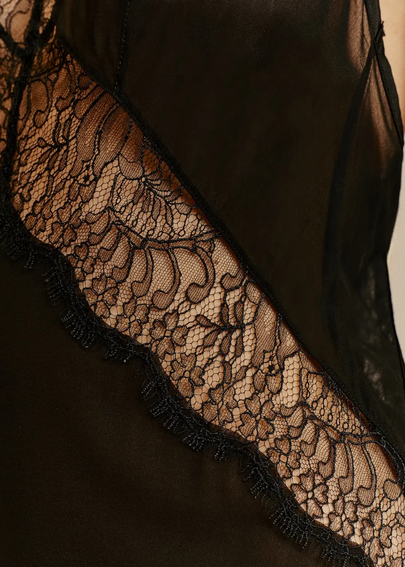 ROBE BURNING DESIRE NOIR