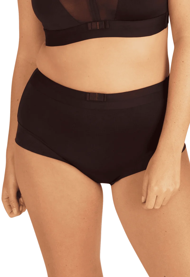 Shorty taille haute Tulle Design - Noir