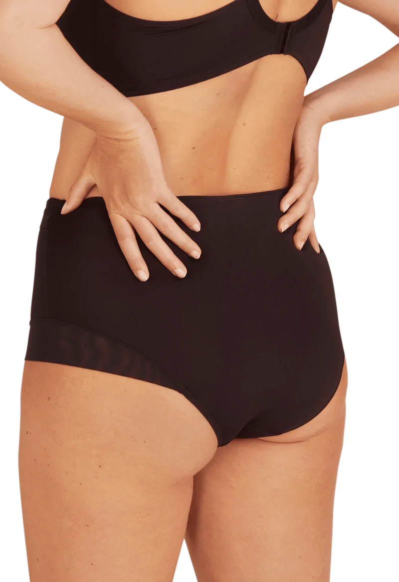 Shorty taille haute Tulle Design - Noir