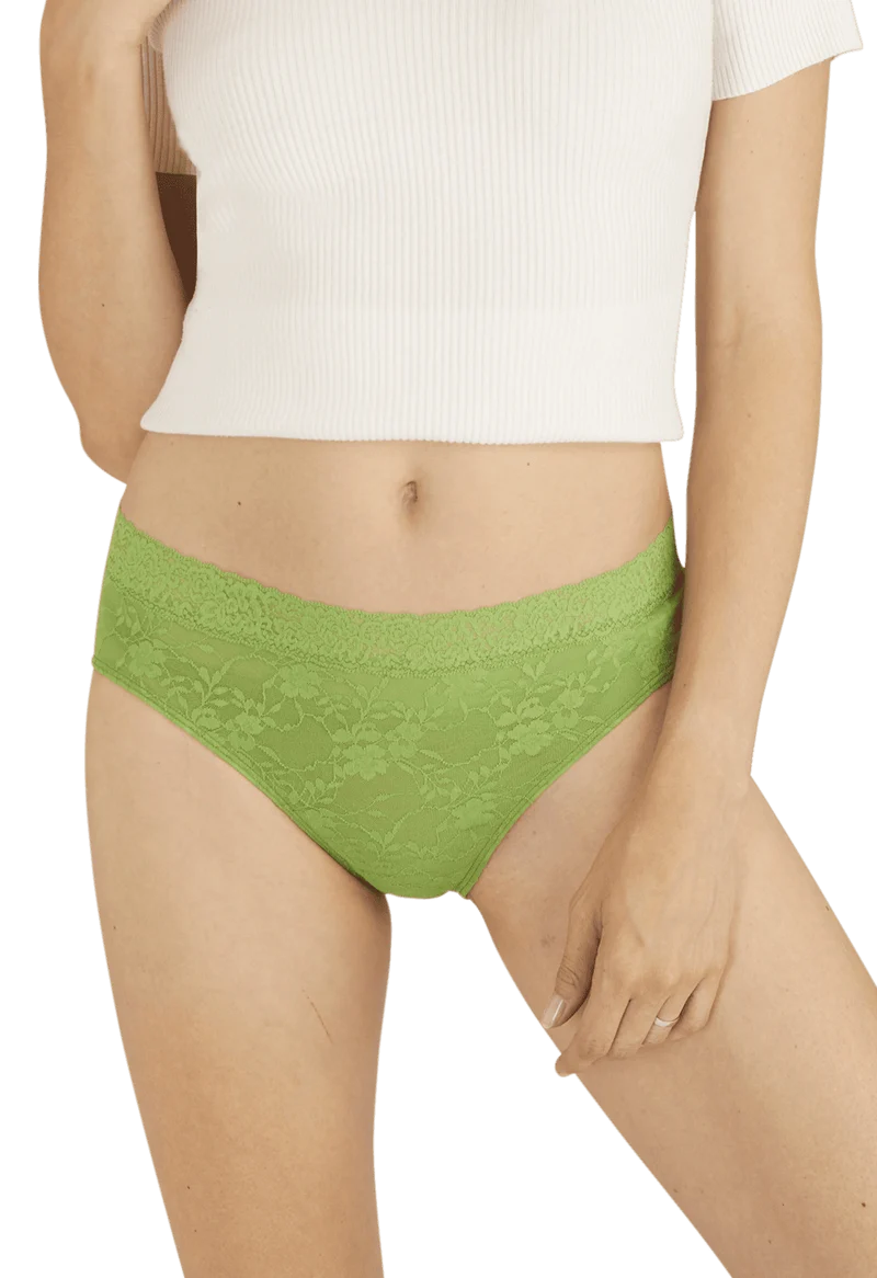 Duo Pop Lot de 2 Slips - Vert éclatant / fuchsia
