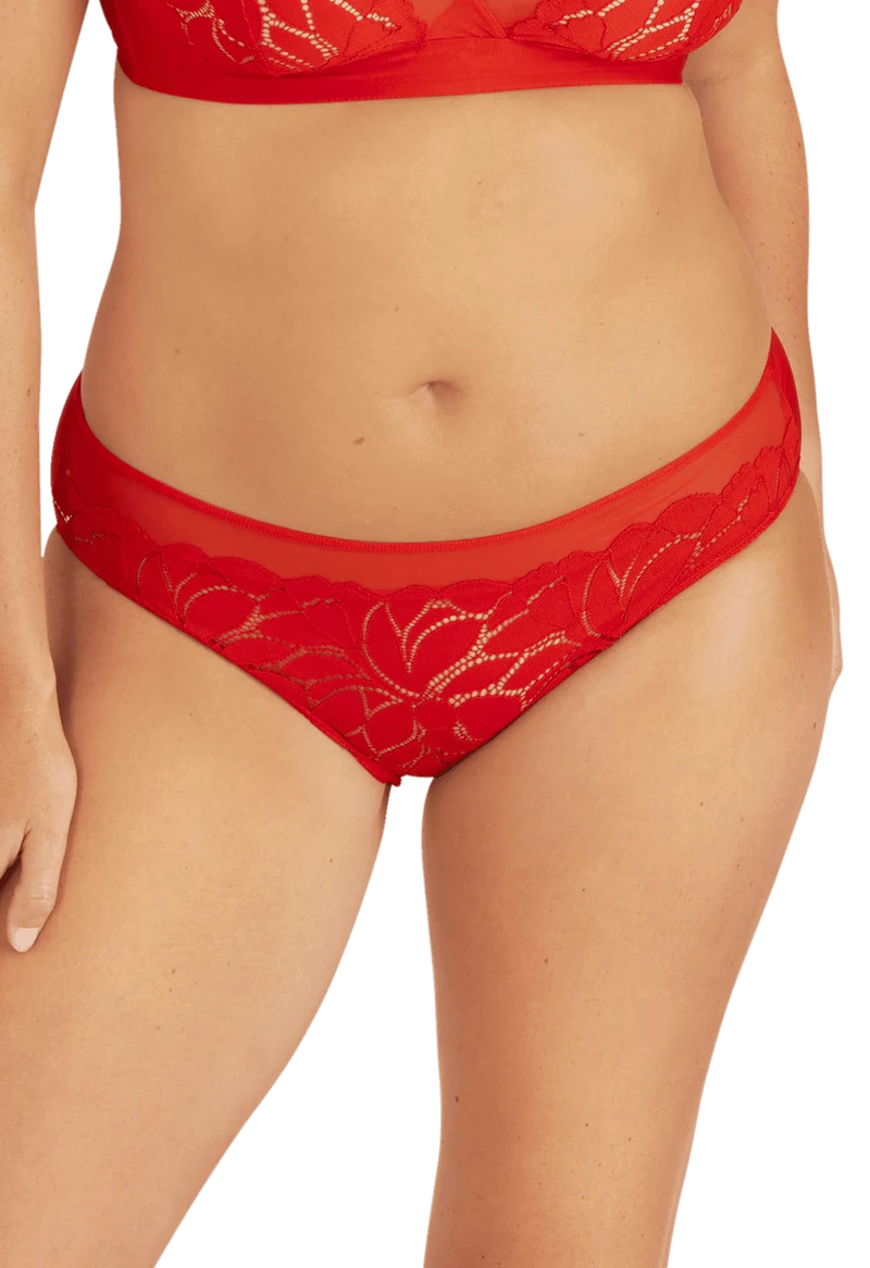 Slip Dentelle Prodigieuse - Rouge lumineux
