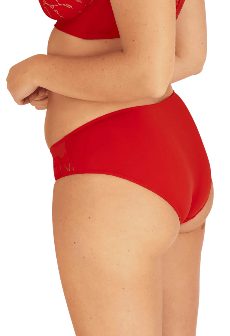 Slip Dentelle Prodigieuse - Rouge lumineux