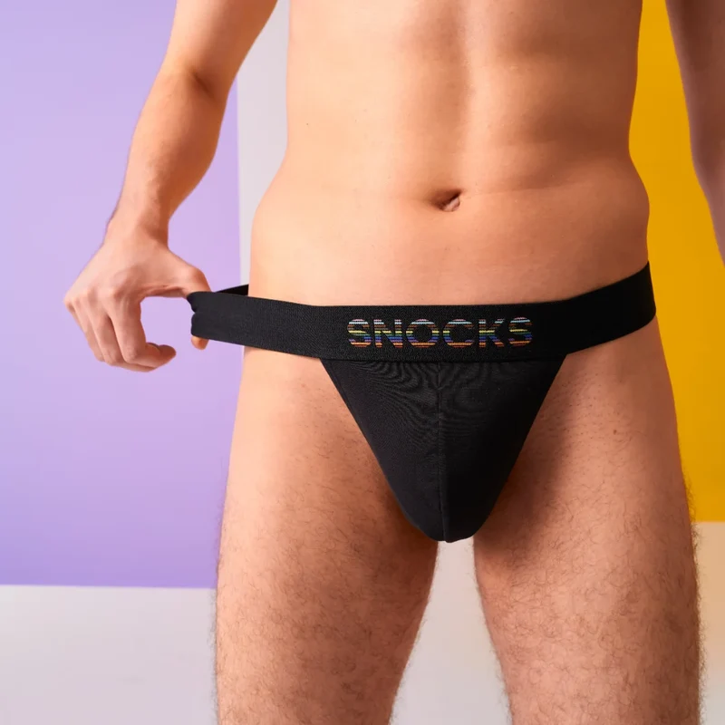 Männer Tanga Pride | Schwarz (Pride)